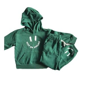 Old Navy Green Hoodie and Sweatpants Set